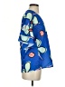 Crosby 100% Polyester Blue Short Sleeve Blouse Size XS - photo 4