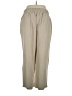 Garnet Hill Solid Tan Silk Pants Size 14 - photo 2