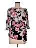 Alfani Black 3/4 Sleeve Blouse Size M (petite) - photo 1