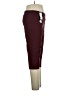One 5 One Color Block Burgundy Active Pants Size XL - photo 4