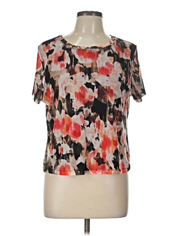 DKNY Short Sleeve Blouse (view 1)