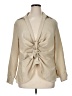 ELOQUII Tan Long Sleeve Blouse Size 14 Plus - photo 1
