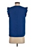 Vince Camuto 100% Polyester Blue Sleeveless Blouse Size S - photo 2