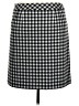 Talbots Checkered-gingham Black Casual Skirt Size 12 - photo 2