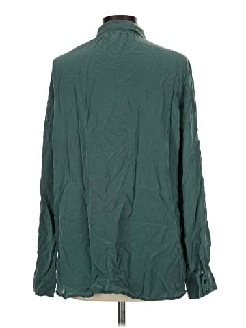Eileen Fisher Long Sleeve Silk Top (view 2)