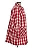 BLOOMCHIC 100% Polyester Checkered-gingham Red Raincoat Size 14 - 16 - photo 4