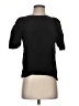 Amour Vert 100% Cupro Black Short Sleeve Top Size S - photo 1