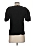 Amour Vert 100% Cupro Black Short Sleeve Top Size S - photo 2
