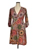 Veronica Beard Paisley Brown Orange Casual Dress Size XL - photo 1