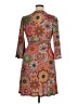 Veronica Beard Paisley Brown Orange Casual Dress Size XL - photo 2