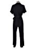 Monteau 100% Polyester Solid Black Jumpsuit Size M - photo 2