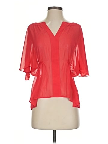 BCBGMAXAZRIA Short Sleeve Blouse (view 1)
