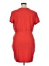 Express Solid Red Casual Dress Size XL - photo 2