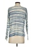 White + Warren 100% Cashmere Stripes Blue Cashmere Pullover Sweater Size S - photo 2
