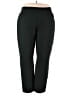 Susan Graver Solid Black Active Pants Size 2X (tall) - photo 1