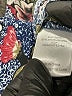 DR2 Floral Blue Short Sleeve Blouse Size S - photo 8