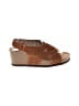 SoftWalk 100% Leather Tan Wedges Size 8 - photo 1