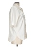 Lyssé Color Block Ivory Short Sleeve Blouse Size L - photo 4
