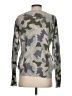 White + Warren 100% Cashmere Camo Gray Cashmere Pullover Sweater Size S - photo 2