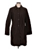Lands' End 100% Polyester Brown Trenchcoat Size L (petite) - photo 1