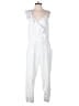Parker 100% Polyester Solid White Jumpsuit Size 8 - photo 1