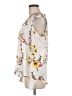 Express 100% Polyester Floral Yellow Sleeveless Blouse Size M - photo 5