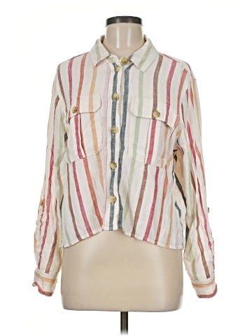 American Eagle Outfitters Long Sleeve Button-Down Shirt (view 1)