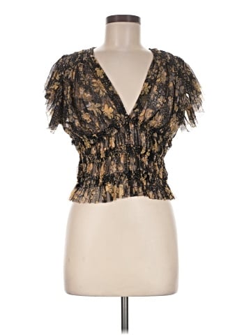 Free People Short Sleeve Blouse (view 1)
