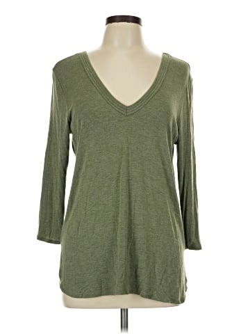 Bordeaux 3/4 Sleeve T-Shirt (view 1)