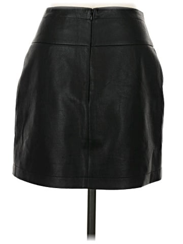 BCBGMAXAZRIA Faux Leather Skirt (view 2)