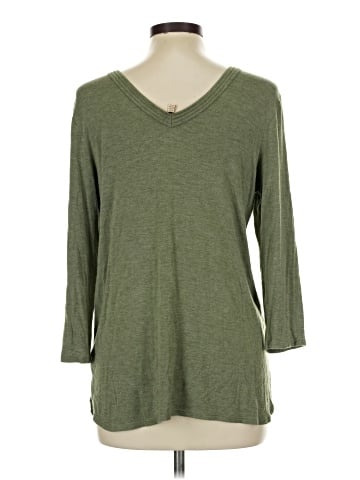 Bordeaux 3/4 Sleeve T-Shirt (view 2)