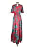 Sugarlips 100% Polyester Tropical Teal Casual Dress Size XS - photo 2