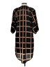 Hazel 100% Polyester Plaid Black Casual Dress Size L - photo 2