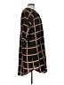 Hazel 100% Polyester Plaid Black Casual Dress Size L - photo 4