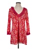 Mud Pie 100% Cotton Red 3/4 Sleeve Blouse Size S - photo 1
