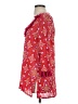 Mud Pie 100% Cotton Red 3/4 Sleeve Blouse Size S - photo 5