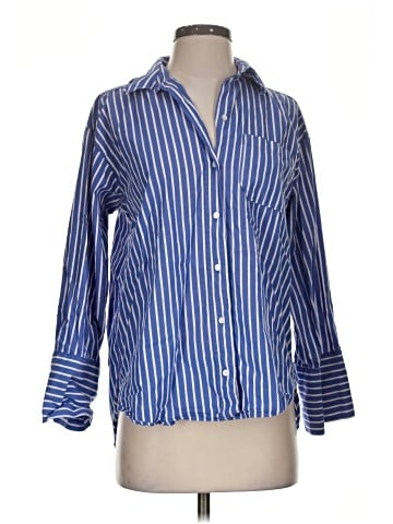 Sézane 3/4 Sleeve Button-Down Shirt (view 1)
