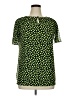 Cato Polka Dots Green Short Sleeve Blouse Size XL - photo 1