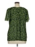 Cato Polka Dots Green Short Sleeve Blouse Size XL - photo 2