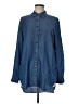 Evolution by Cyrus 100% Tencel Blue Long Sleeve Button-Down Shirt Size M - photo 1
