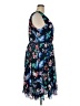 Talbots Print Blue Cocktail Dress Size 20 - photo 4
