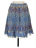 J. McLaughlin 100% Silk Paisley Blue Silk Skirt Size 2 - photo 1