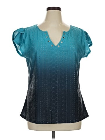 Unbranded Short Sleeve Blouse (view 1)