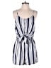 Atmosphere 100% Polyester Stripes Blue Casual Dress Size 8 - photo 1