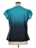 Unbranded Teal Short Sleeve Blouse Size XL - photo 2