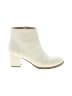 Bill Blass Ivory Ankle Boots Size 9 - photo 1