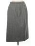 Pendleton 100% Virgin Wool Houndstooth Gray Wool Skirt Size 8 Petite - photo 1