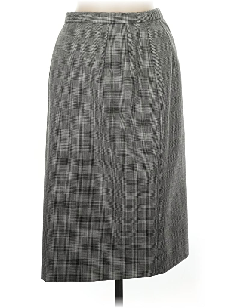 Pre-owned Pendleton Wool Skirt In Gray