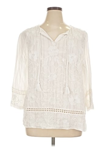 Chico's 3/4 Sleeve Blouse (view 1)
