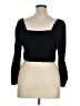 Wild Fable 100% Rayon Black 3/4 Sleeve Top Size XL - photo 2